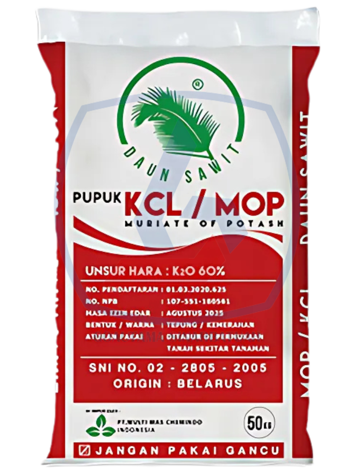 Pupuk KCL MOP Daud Sawit (50kg)