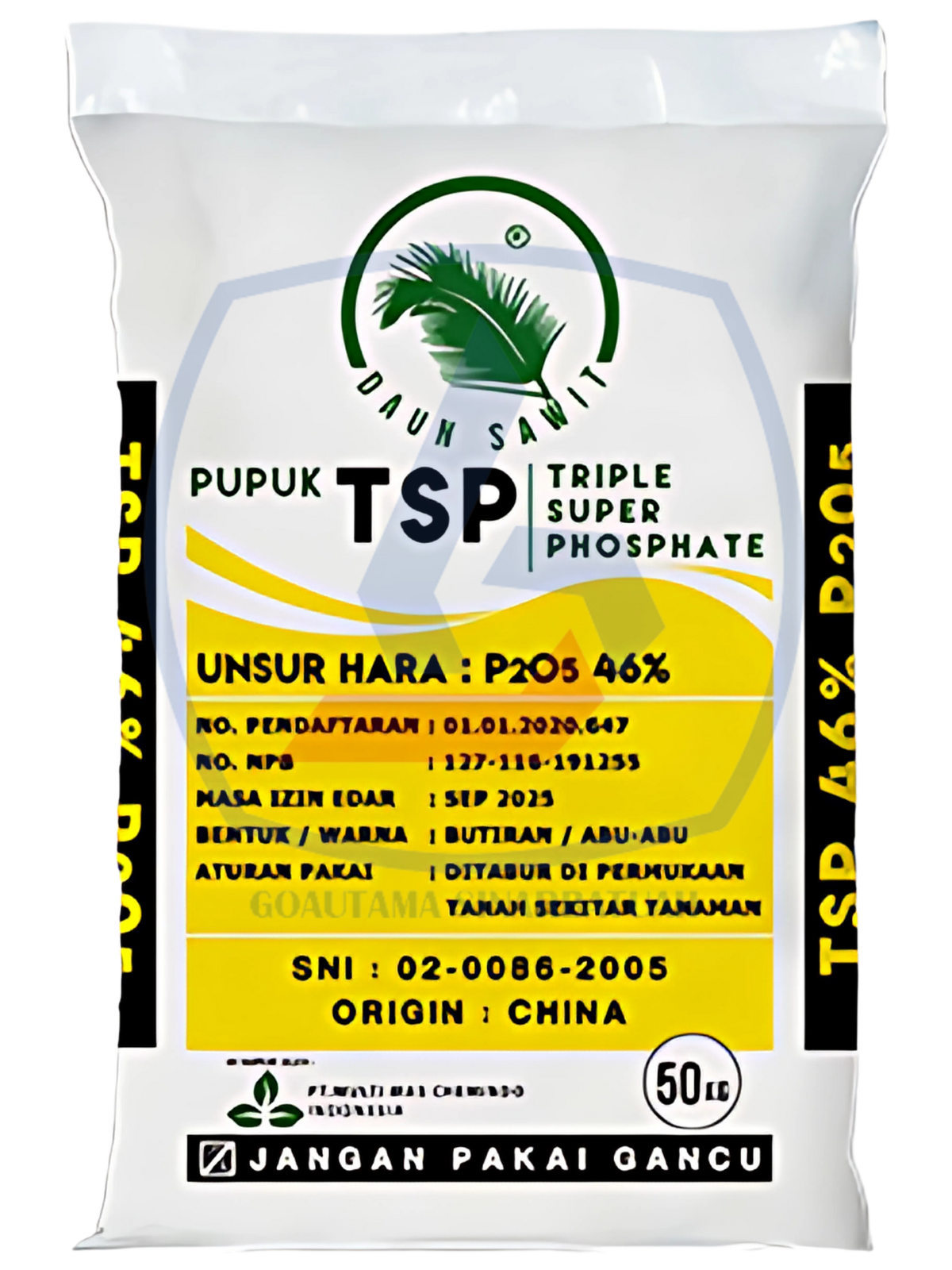 Pupuk Triple Super Phosphate (TSP-46) Daun Sawit (50kg)