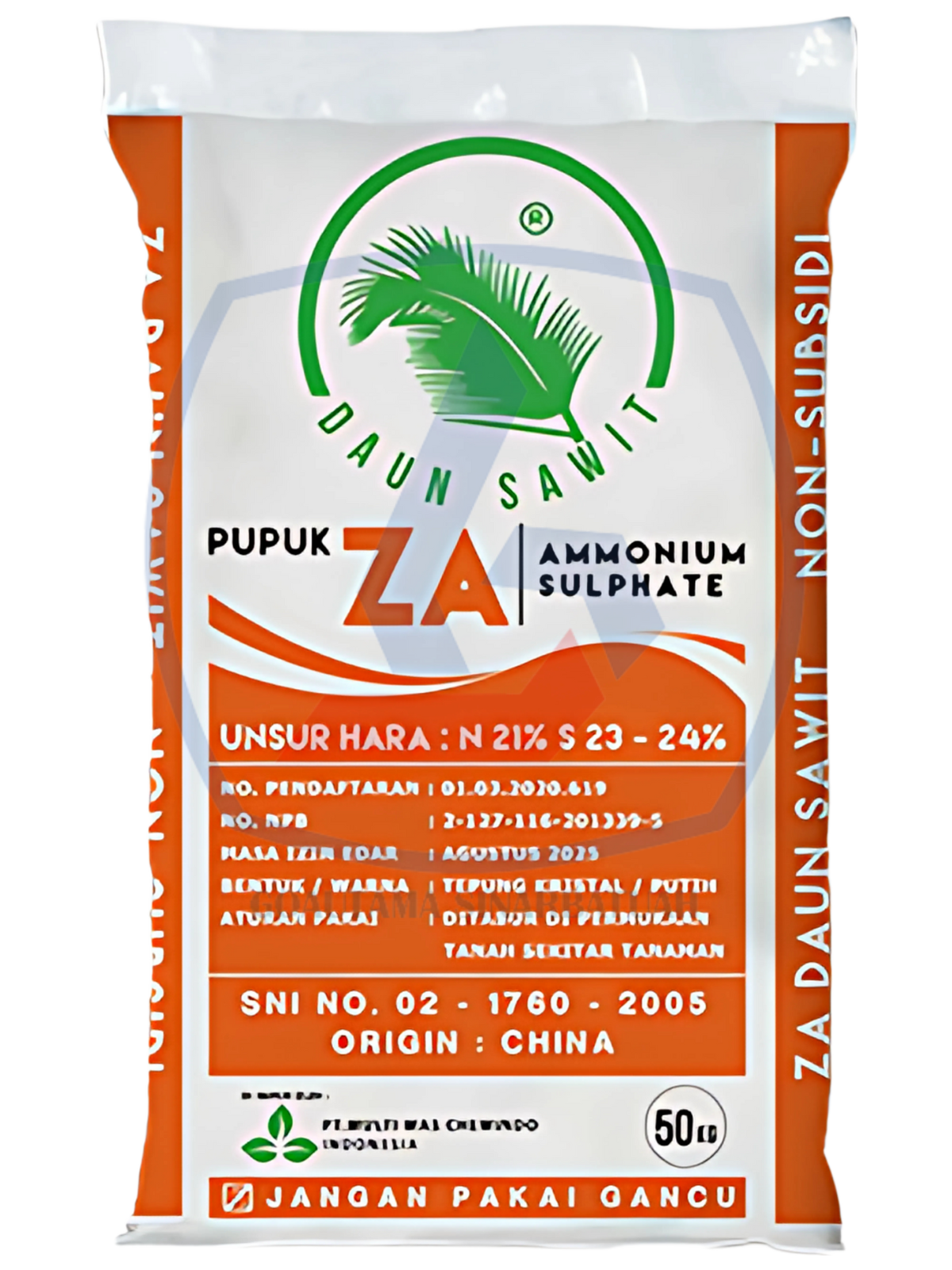 ZA (AMMONIUM SULPHATE) DAUN SAWIT