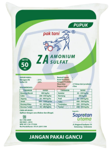 Pupuk ZA (Amonium Sulfat) Pak Tani (50kg)