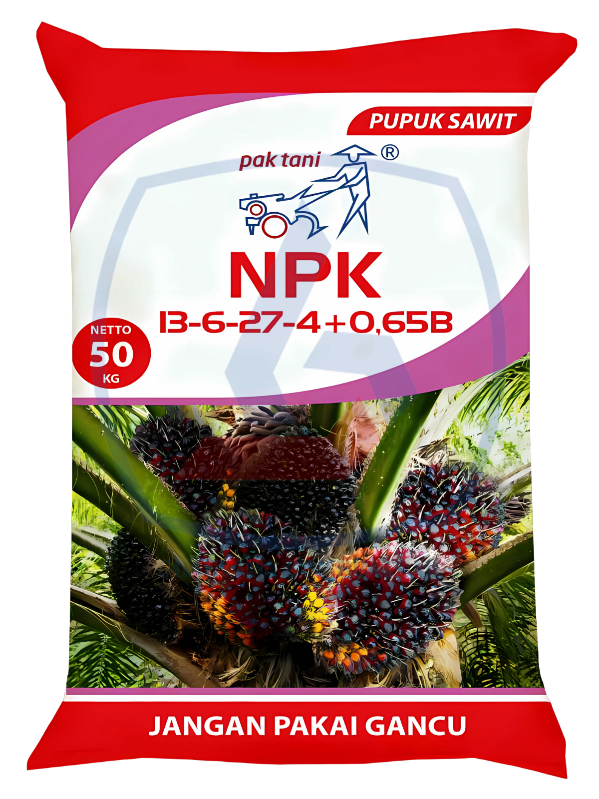Pupuk Sawit NPK 13-6-27-4 Pak Tani (50kg)