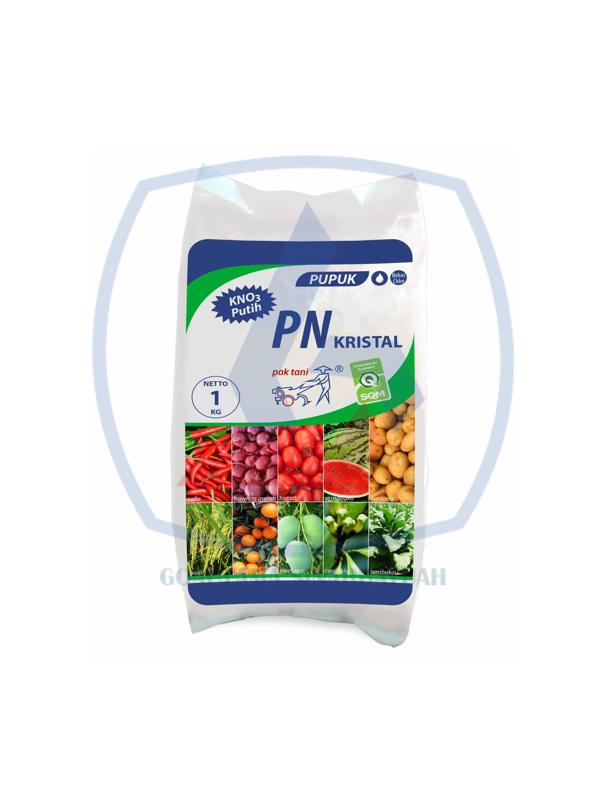 Pupuk PN Kristal KNO3 Pak Tani 1 kg