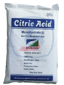 Citric Acid monohydrate - ENSIGN - RRC (Weifang) (25kg)