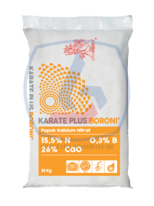 Pupuk Kalsium Nitrat KARATE PLUS BORONI MEROKE 25KG